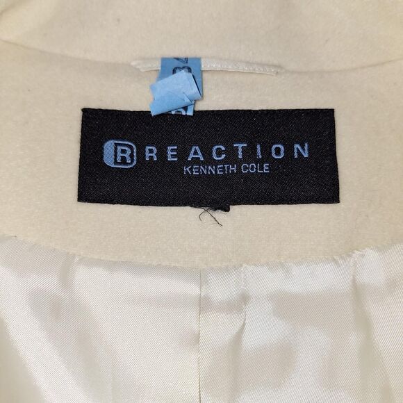 Kenneth-cole Women's Cream Wool Tailored Pea Coat NWOT - Picture 2 of 8